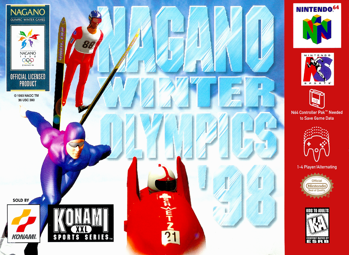 Nagano Winter Olympics 98 N64 Print Poster