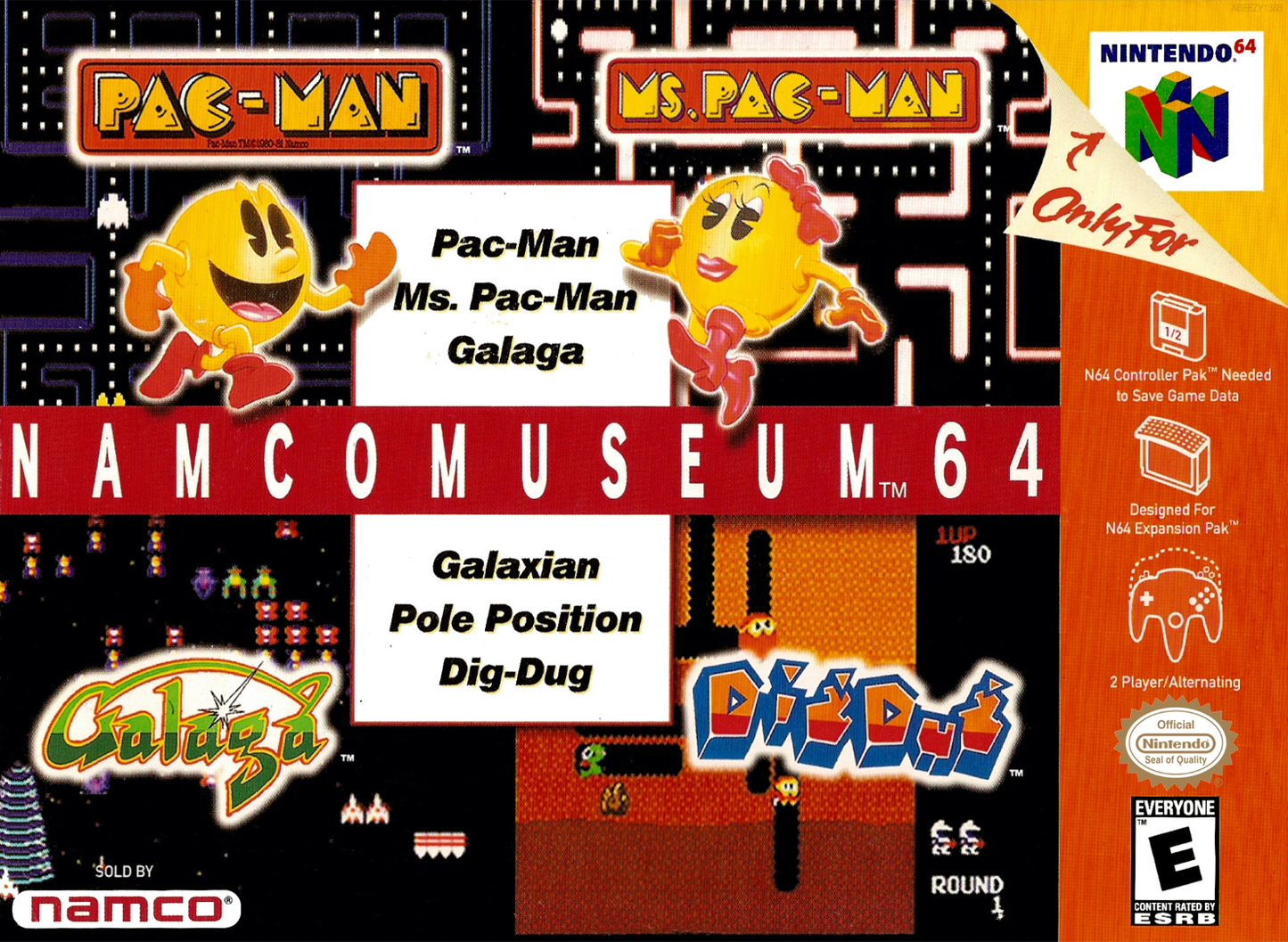 Namco Museum 64 N64 Print Poster