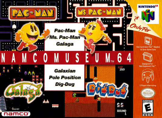 Namco Museum 64 N64 Print Poster