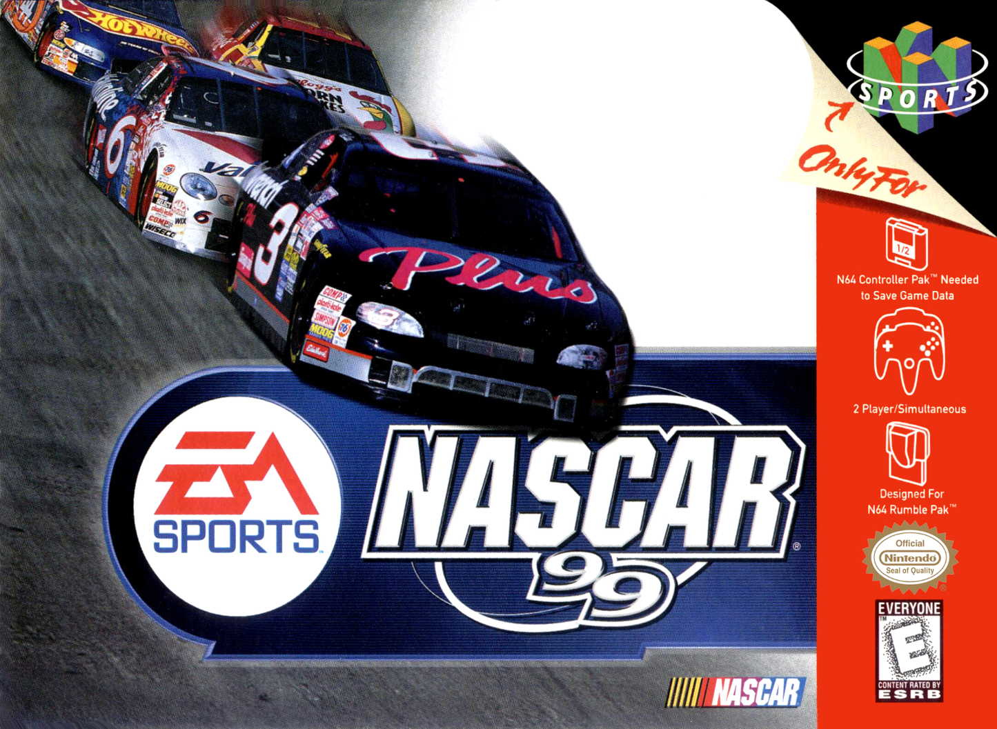 Nascar 99 N64 Print Poster