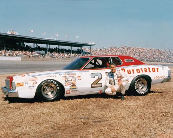 Nascar Driver David Pearson Glossy Keychain Winston Cup Print Racing Keychain