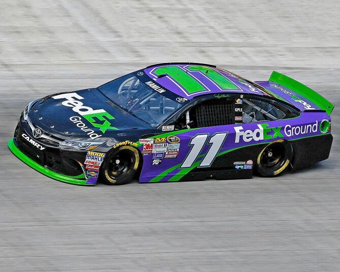Nascar Driver Denny Hamlin Glossy Magnet Joe Gibbs Racing Magnet Car