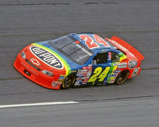 Nascar Driver Jeff Gordon Glossy Keychain 1999 Daytona 500 Keychain