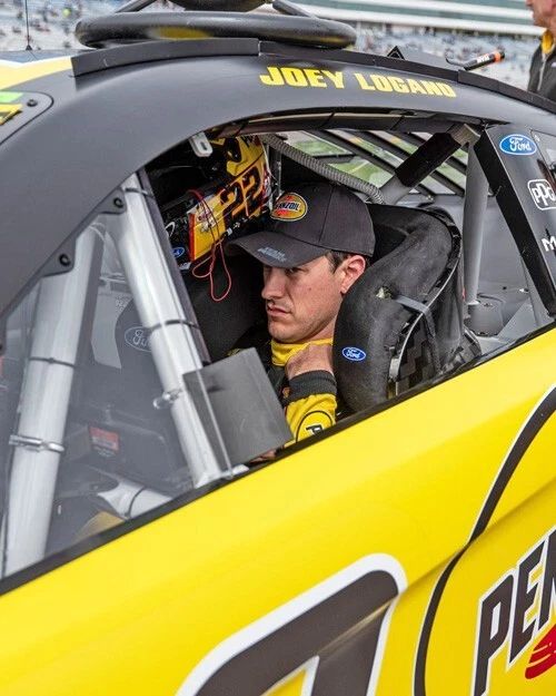 Nascar Driver Joey Logano Glossy Keychain Penske Keychain Race Car 1