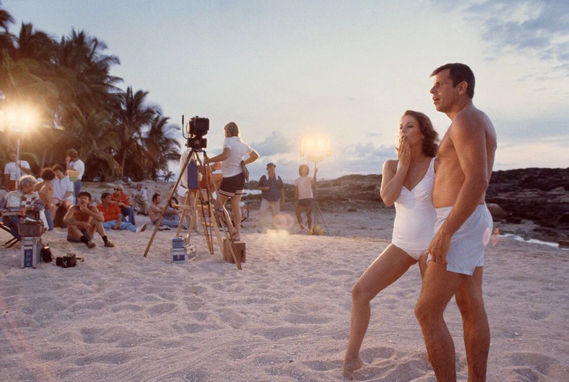 Natalie Wood William Devane On Set Of From Here To Eternity Photo