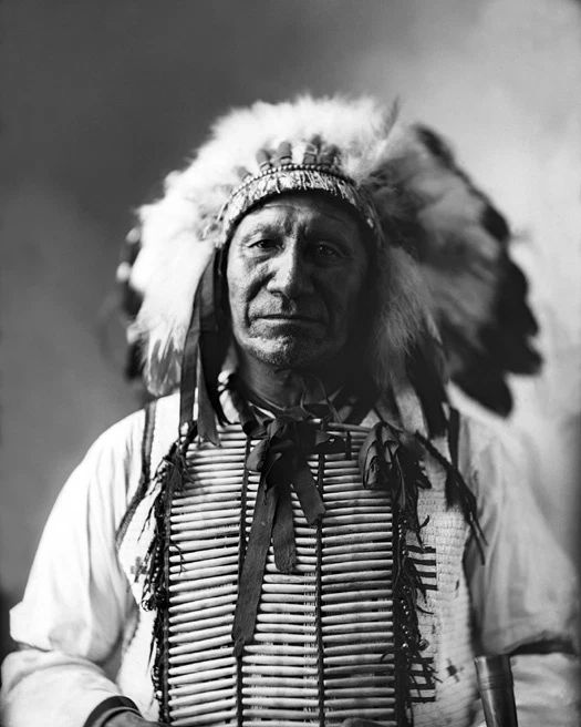 Native American Chief American Horse Keychain Oglala Lakota Keychain