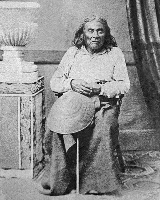 Native American Chief Seattle Si' Ahl Glossy Keychain Suquamish Tribe Print