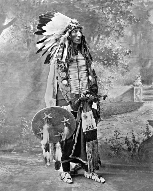 Native American Indian Chief Turning Bear Magnet Sioux Tribe Magnet