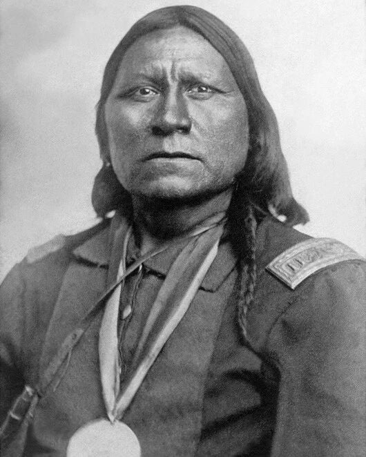 Native American Indian Kiowa Chief Satanta Glossy Photo Print Poster