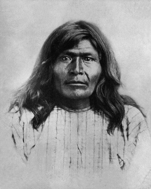 Native American Indian Victorio Glossy Photo Apache Chief Print Poster