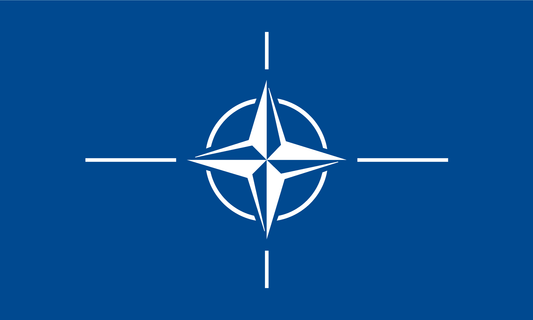 Nato Flag Print Poster
