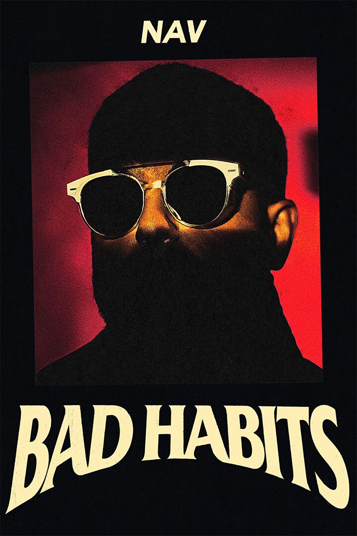 Nav Bad Habits 2020 Rap Album Singer Painting Keychain