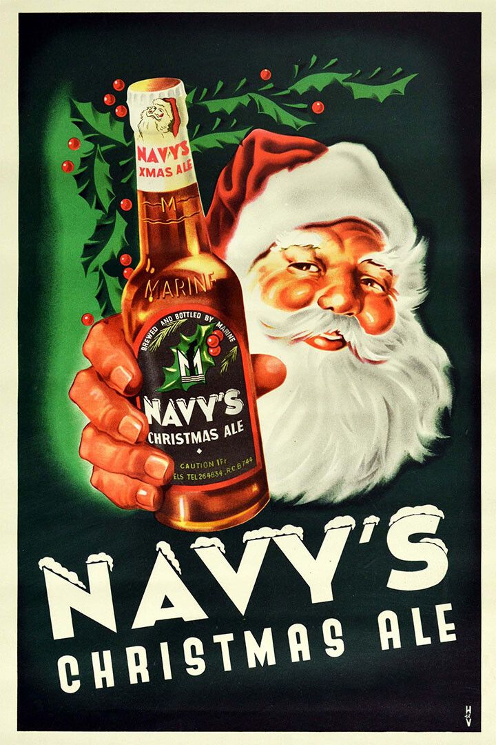 Navys Christmas Ale Christmas Holiday Beer Wine Jigsaw Puzzle