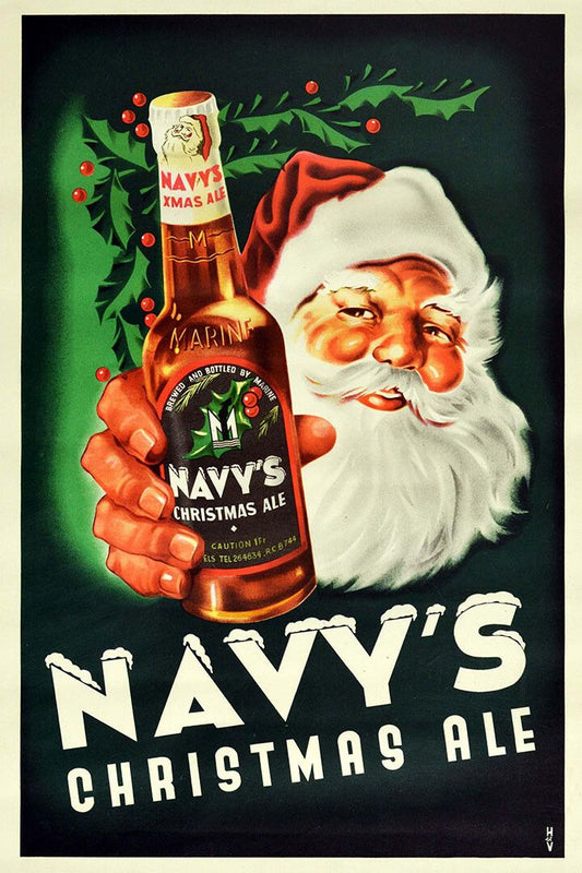 Navys Christmas Ale Christmas Holiday Beer Wine Jigsaw Puzzle