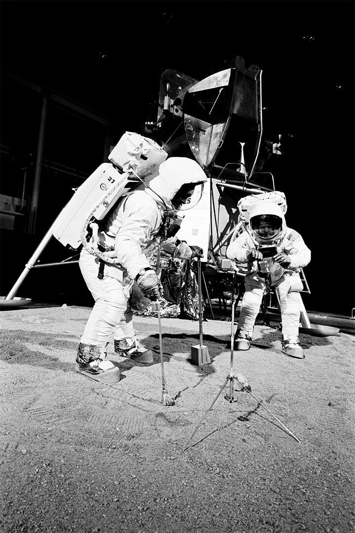 Neil Armstrong During Docking Study Space Print Jigsaw Puzzle
