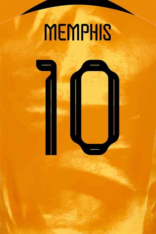 Netherlands #10 Memphis Depay World Soccer Championship Jigsaw Puzzle