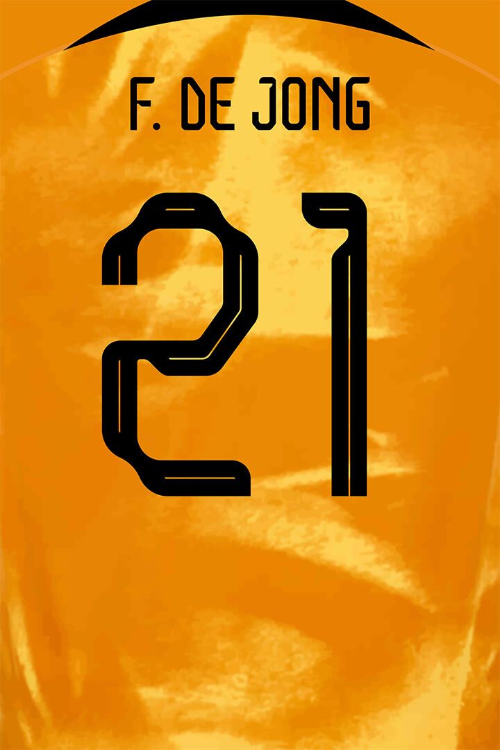 Netherlands #21 Frenkie De Jong World Soccer Championship Jigsaw Puzzle