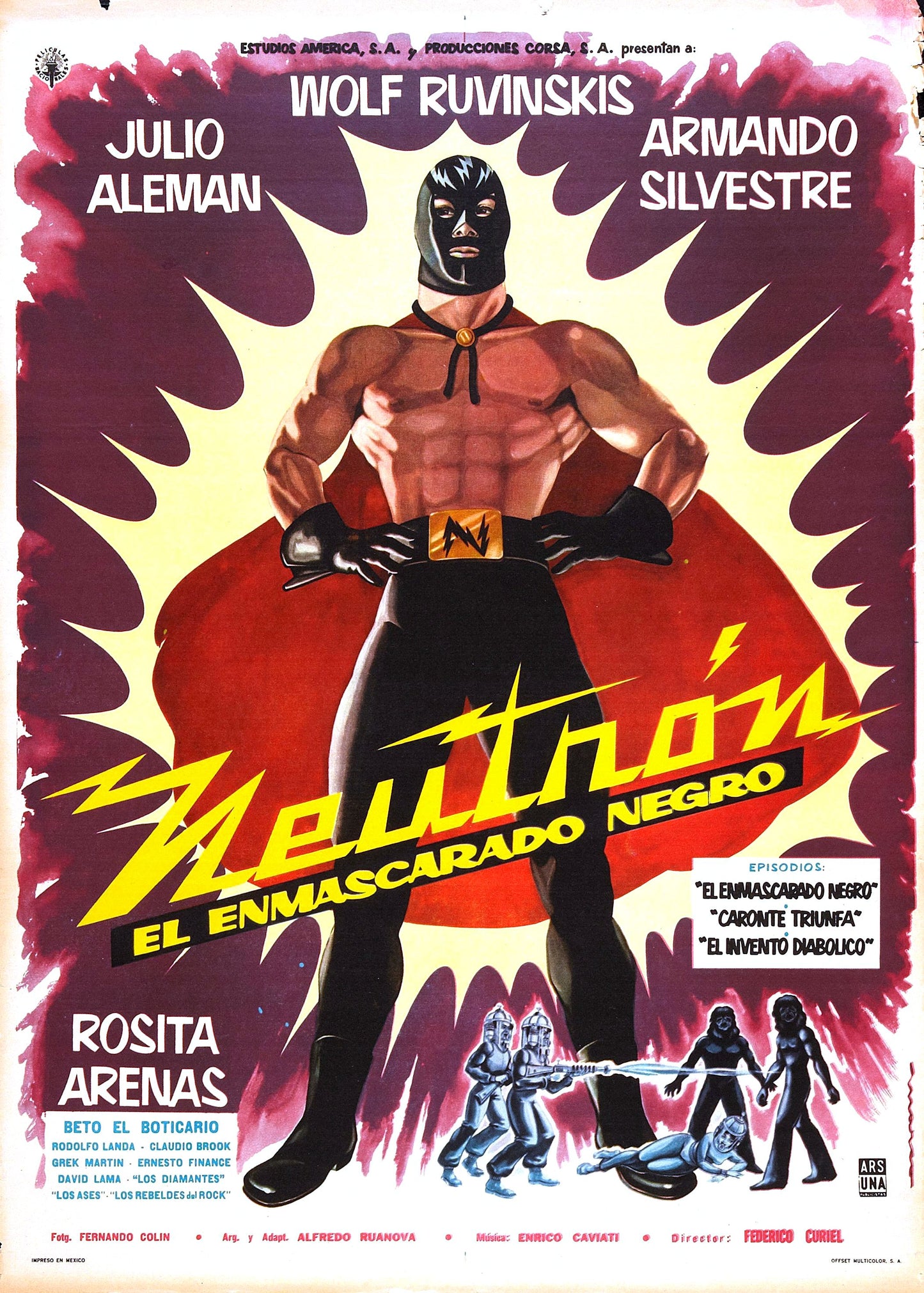 Neutron And Black Mask 01 Movie Magnet