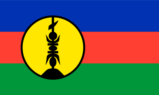 New Caledonia Flag Print Poster