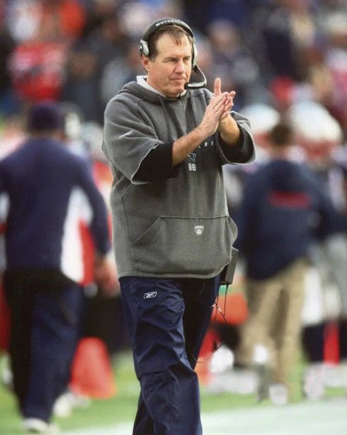 New England Patriots Bill Belichick Glossy Keychain Nfl Football Keychain 1
