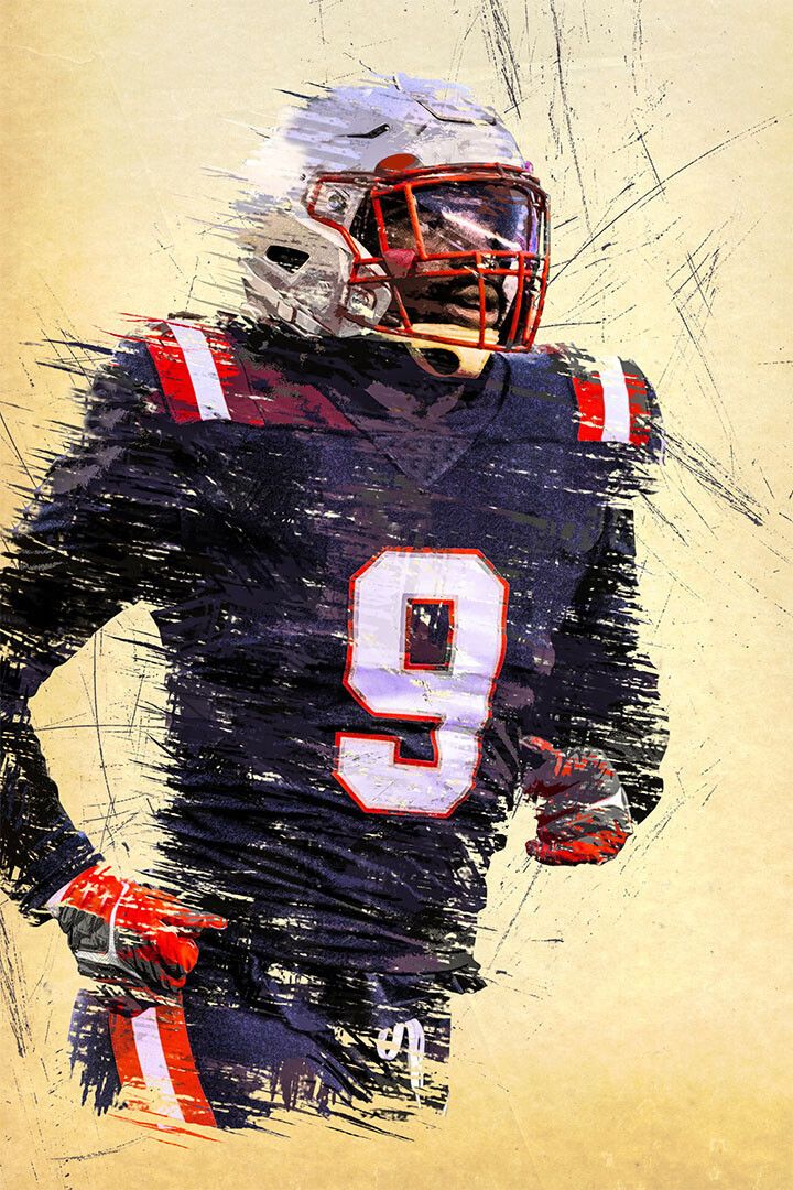 New England Patriots Matt Judon American Football Player Jigsaw Puzzle