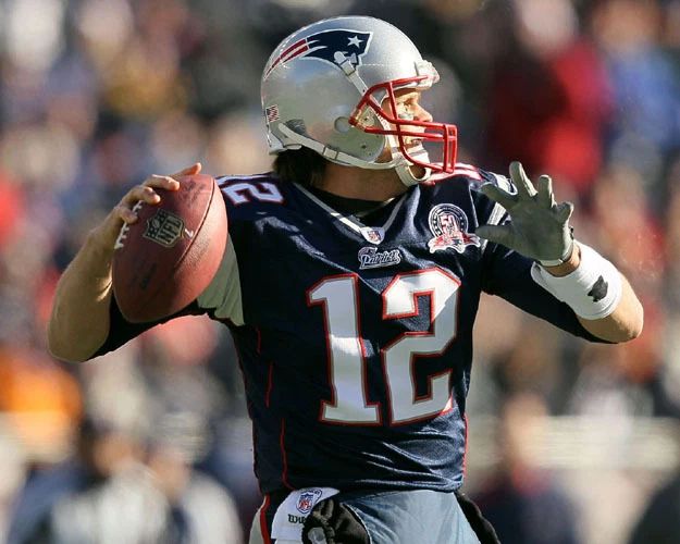 New England Patriots Tom Brady Glossy Photo Nfl Football Print