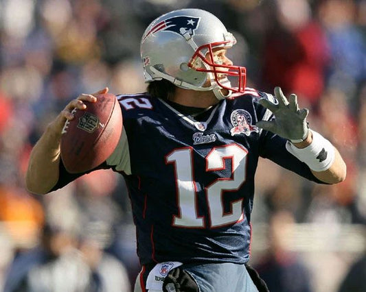 New England Patriots Tom Brady Glossy Keychain Nfl Football Print