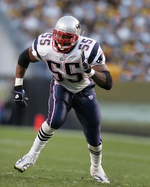 New England Patriots Willie Mcginest Photo Nfl Football Print Glossy Poster