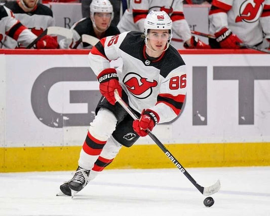 New Jersey Devils Jack Hughes Glossy Magnet Nhl Hockey Magnet