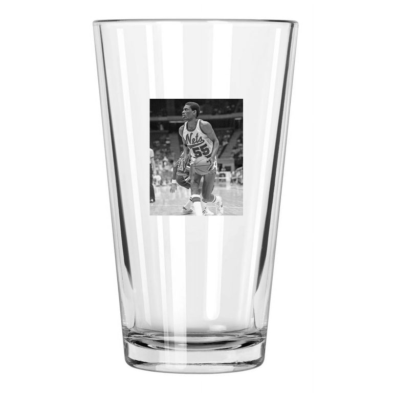 New Jersey Nets Albert King Photo Nba Basketball Pint Beer Drinking Glass
