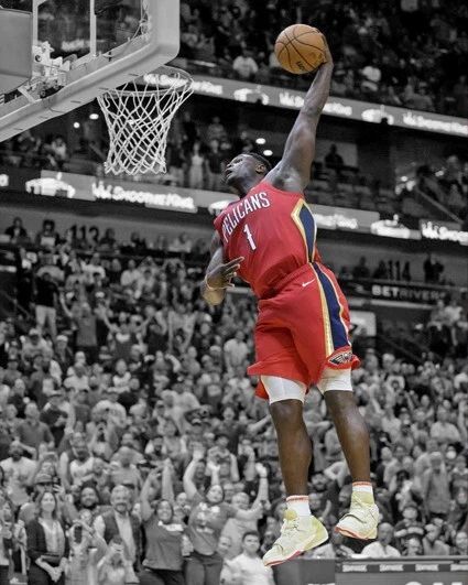 New Orleans Pelicans Zion Williamson Glossy Keychain Spotlight Keychain