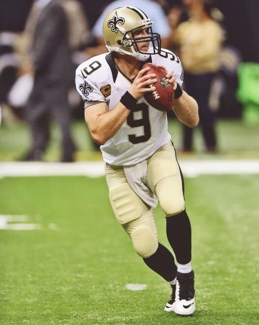 New Orleans Saints Drew Brees Glossy Photo Nfl Football Print Poster 2
