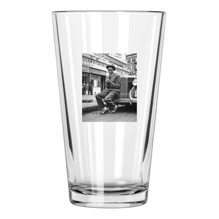 New York Black Yankees Satchel Paige Negro League Hof 71 Pint Beer Glass