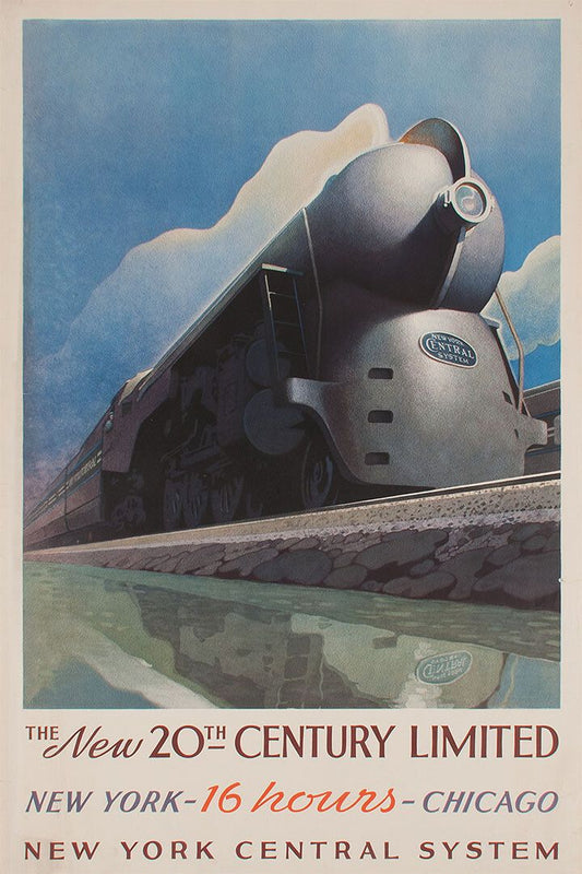 New York Central Systemtraveling To Chicago By Train Jigsaw Puzzle