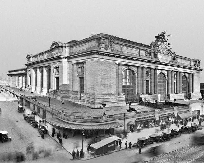 New York City Grand Central Station Glossy Keychain Railroad Print