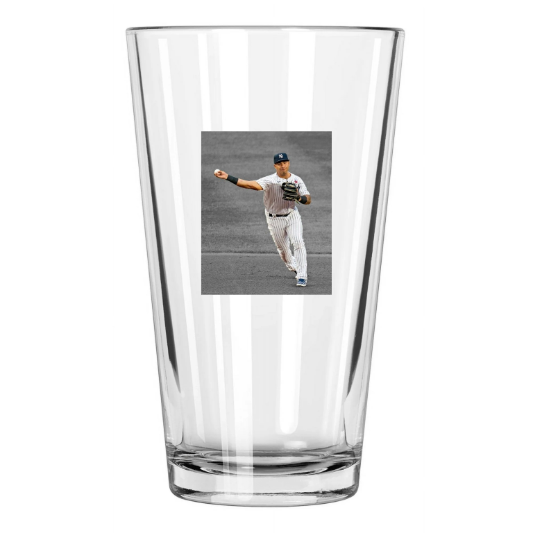 New York Gleyber Torres Photo Baseball Spotlight Pint Beer Drinking Glass