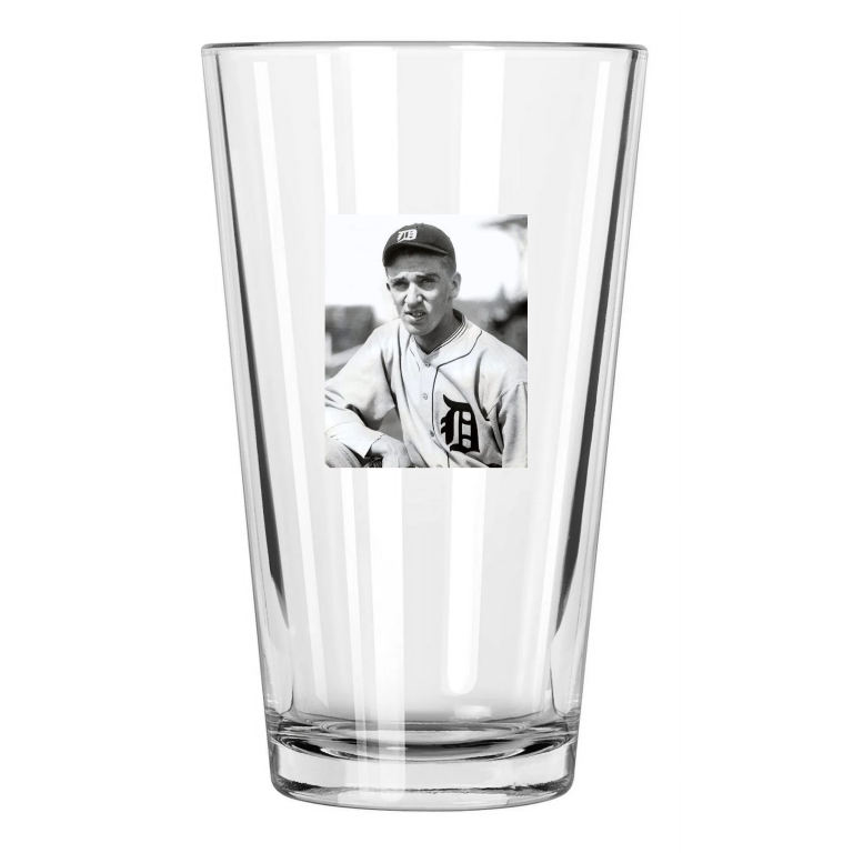 New York Giants Carl Hubbell Photo Baseball 2 Pint Beer Drinking Glass