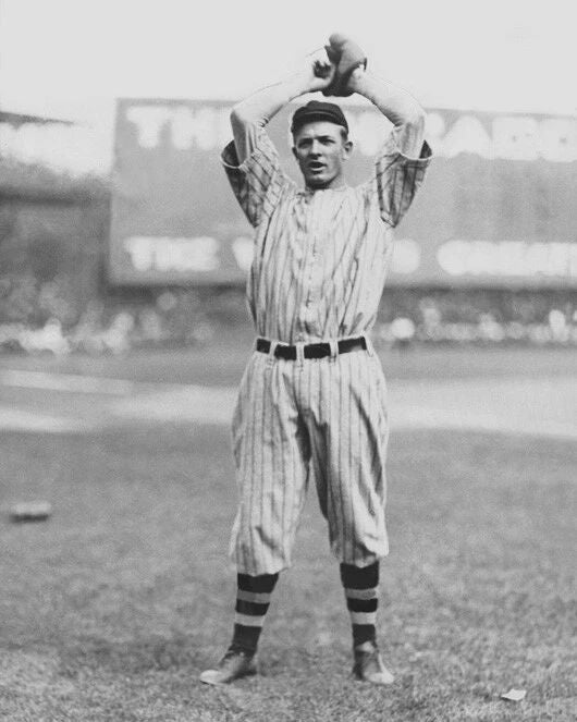 New York Giants Christy Mathewson Glossy Keychain Baseball Print Hof 36
