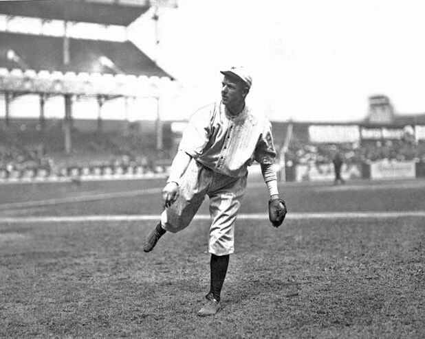 New York Giants Christy Mathewson Keychain Vintage Baseball Print Hof 36