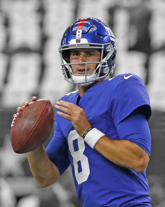 New York Giants Daniel Jones Glossy Keychain Print Spotlight Keychain Duke