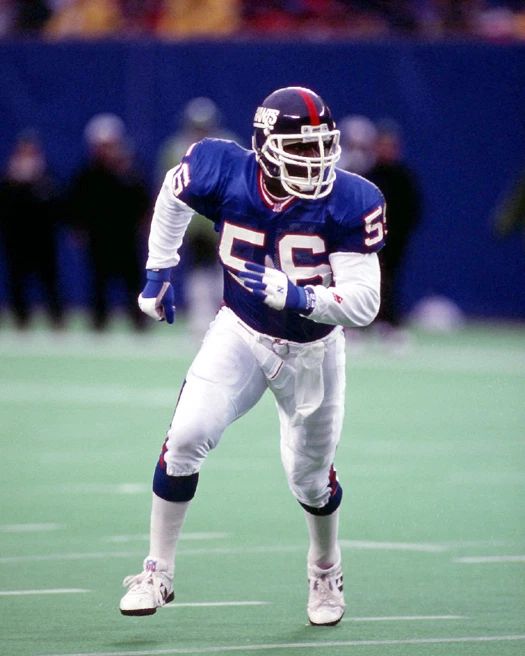 New York Giants Lawrence Taylor Glossy Keychain Print Football Keychain Hof 99