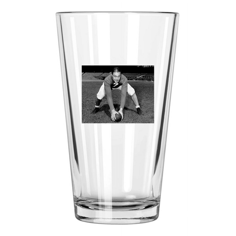 New York Giants Mel Hein Photo Center Football Hof 63 Pint Beer Drinking Glass