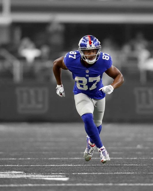 New York Giants Sterling Shepard Glossy Keychain Print Spotlight Keychain