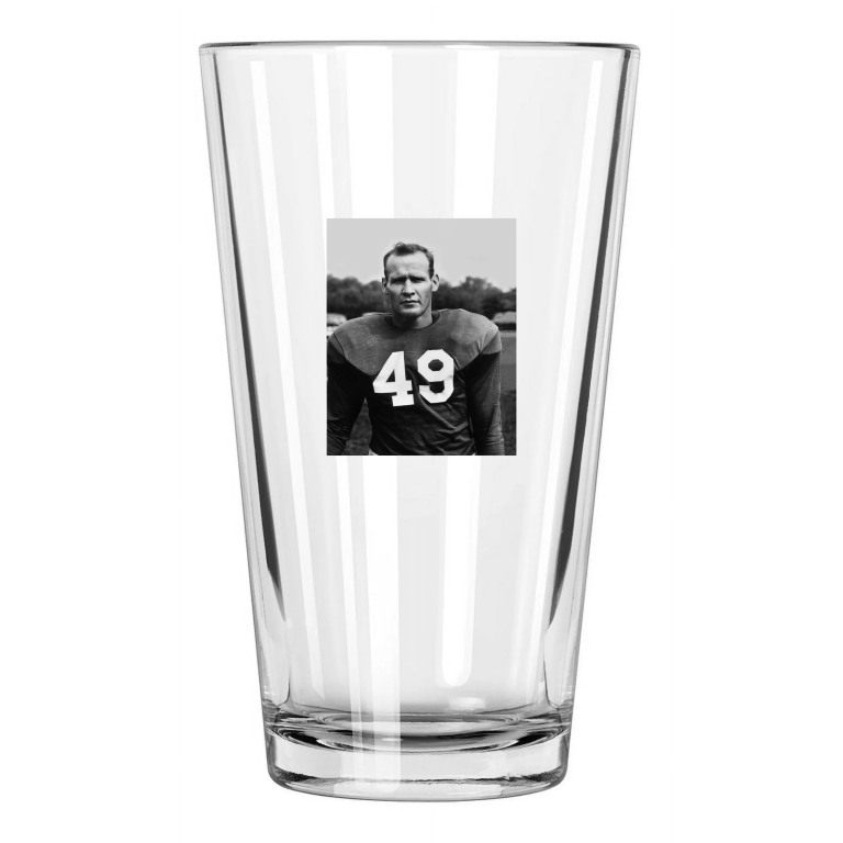 New York Giants Tom Landry Photo Nfl Football Pint Beer Drinking Glass