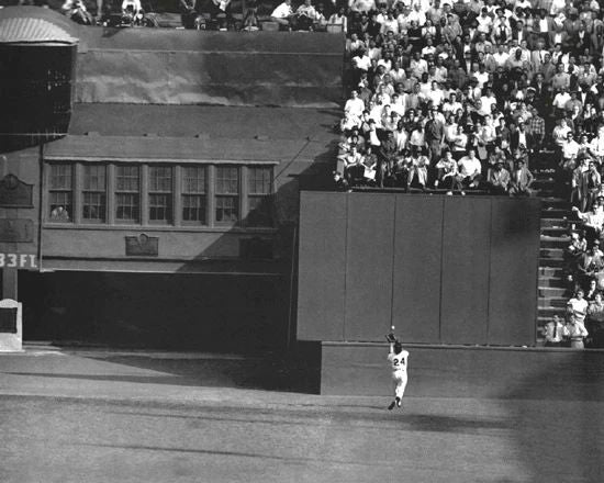 New York Giants Willie Mays Glossy Magnet 1954 World Series Print The Catch 1