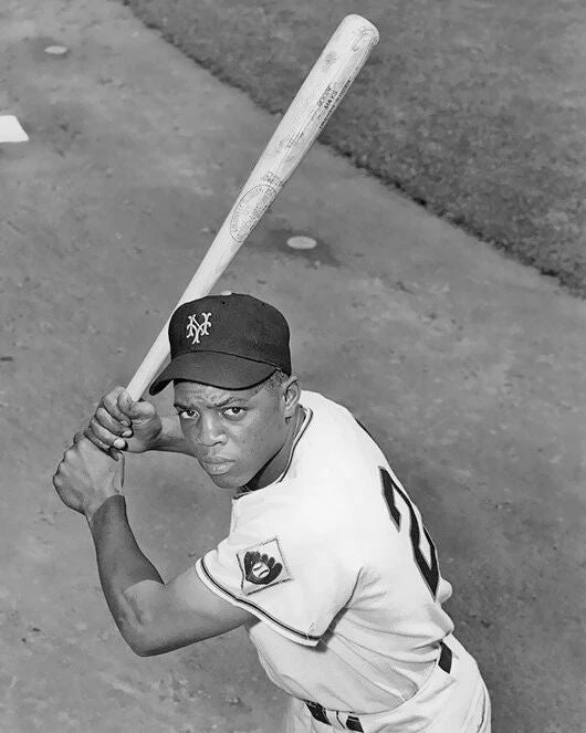 New York Giants Willie Mays Glossy Keychain Baseball Keychain Hof 79