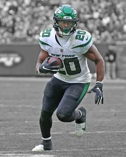 New York Jets Breece Hall Glossy Photo Spotlight Print Football Poster