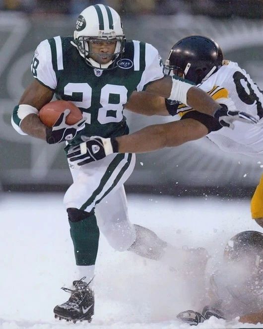 New York Jets Curtis Martin Glossy Keychain Nfl Print Football Keychain Hof 2012