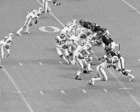 New York Jets Joe Namath Vs Chicago Bears Glossy Magnet Magnet Hof 85