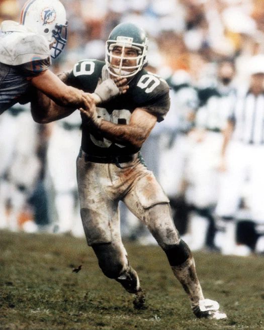 New York Jets Mark Gastineau Glossy Keychain Football Keychain